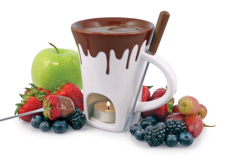 Swissmar F12064 4-Piece Nostalgia Chocolate Fondue Mug Set - Image 3